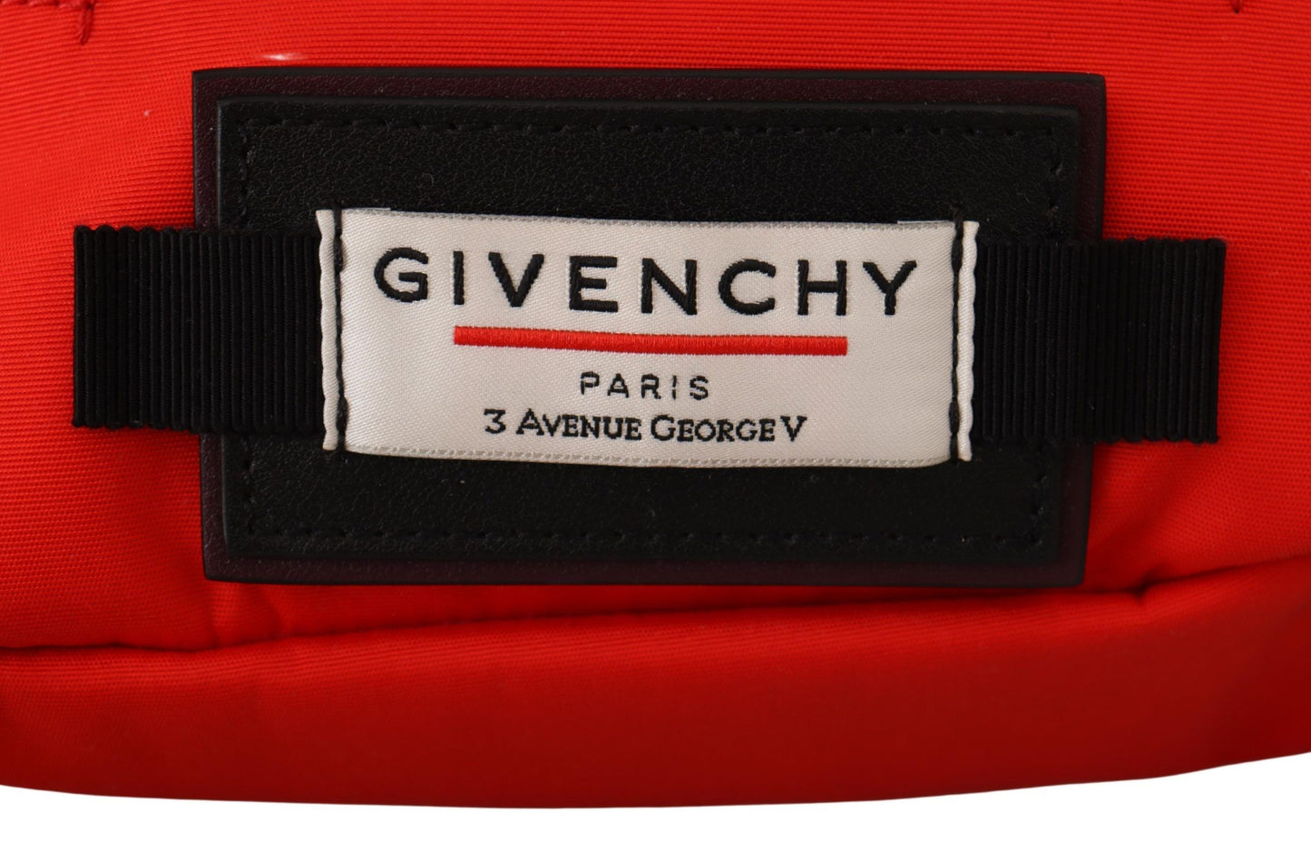 - Elegant Large Bum Belt Bag in Red and Black