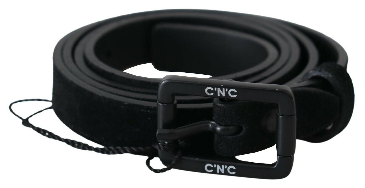 - Elegant Black Leather Classic Belt
