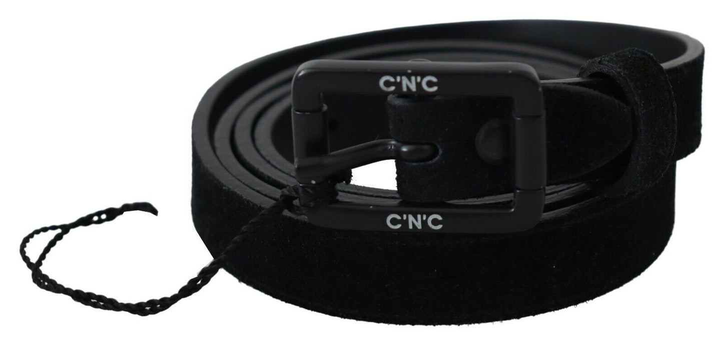 - Elegant Black Leather Classic Belt