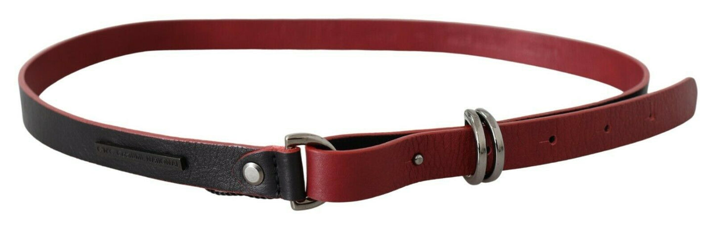 - Elegant Dual-Tone Leather Belt