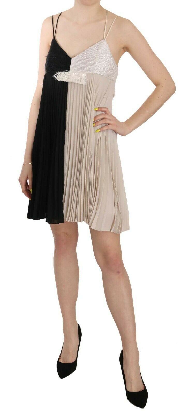 - Chic Plunging A-Line Princess Mini Dress