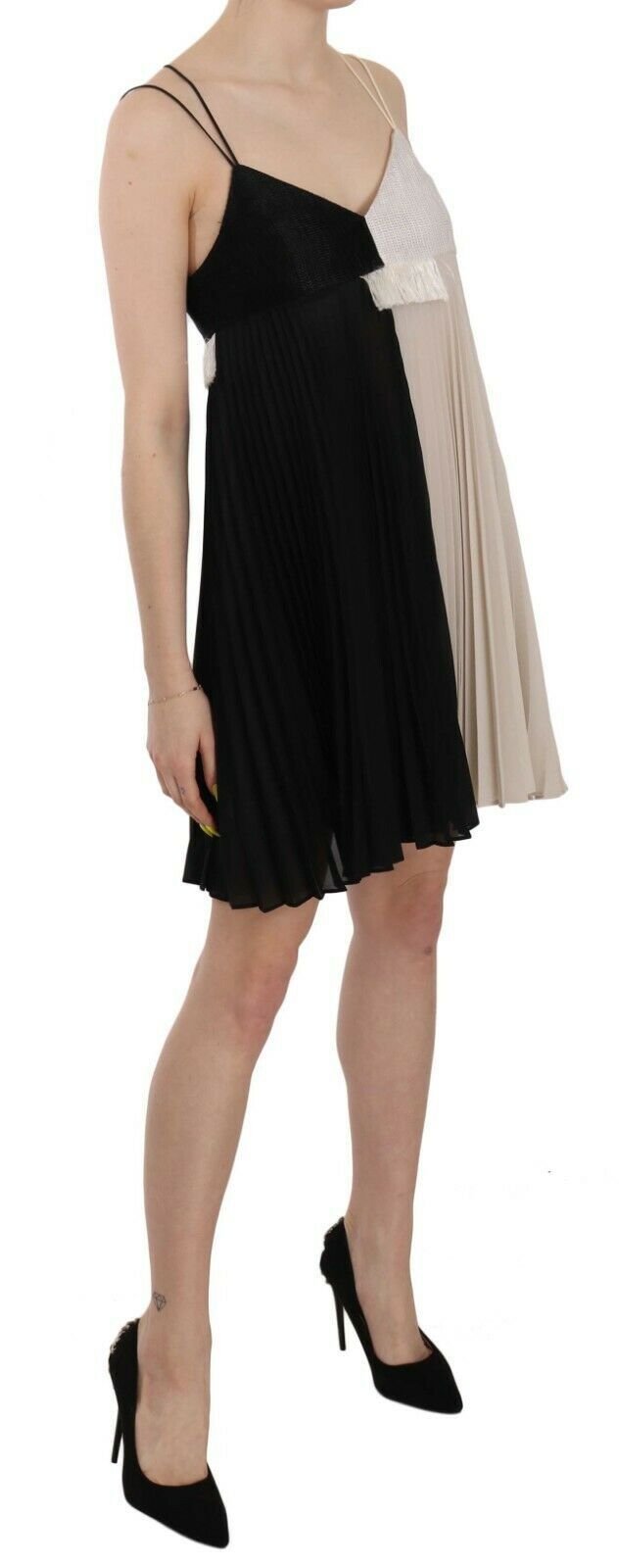 - Chic Plunging A-Line Princess Mini Dress
