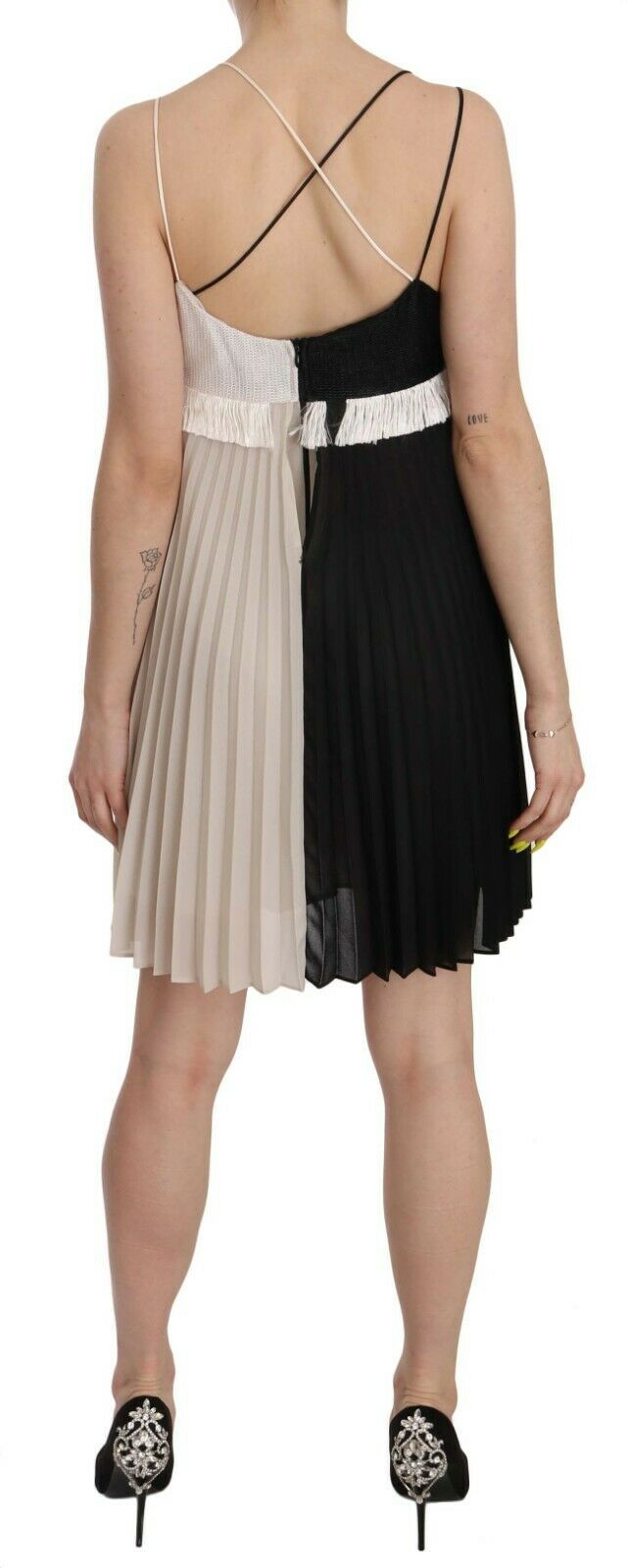- Chic Plunging A-Line Princess Mini Dress
