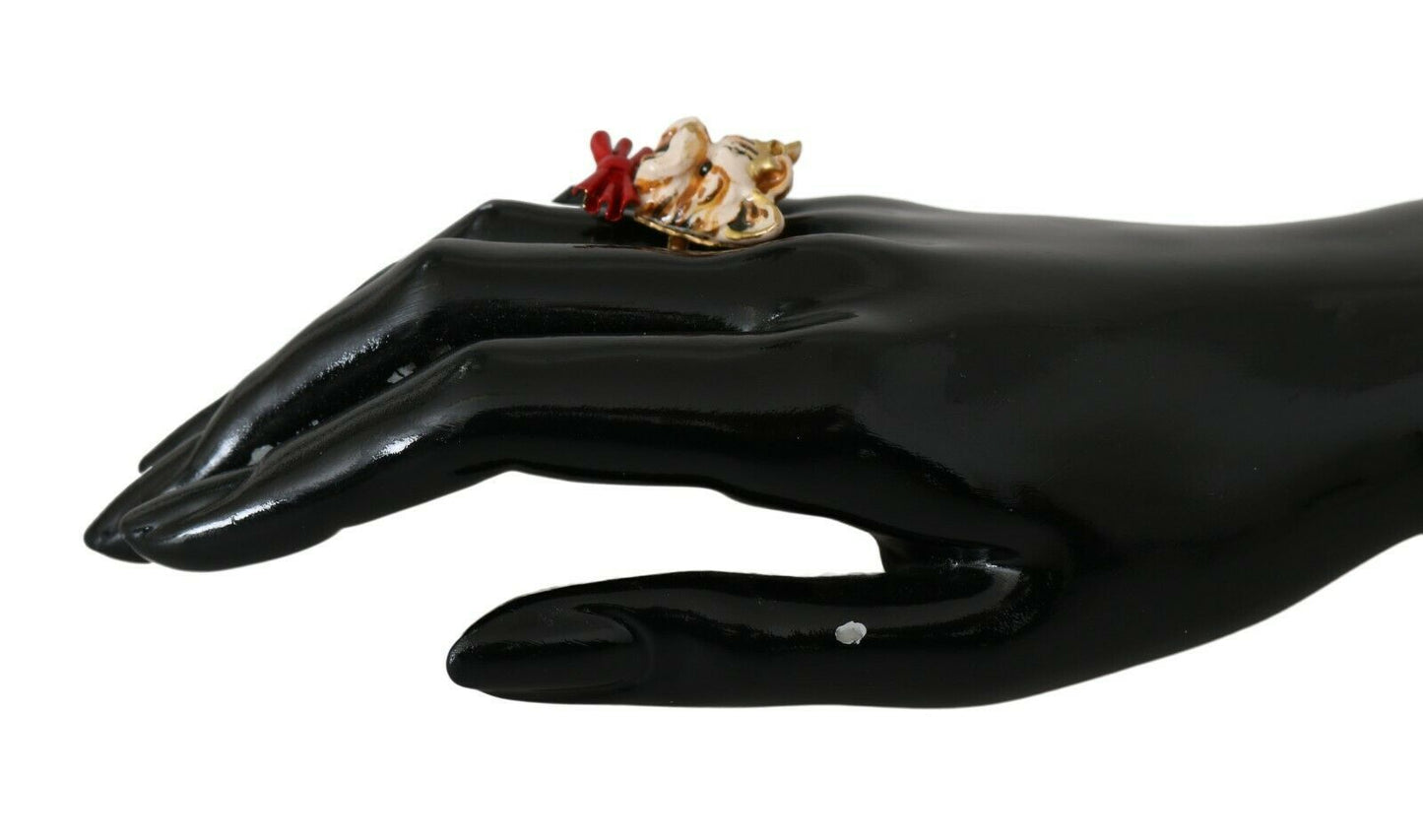 - Elegant Canine Charm Women's Ring