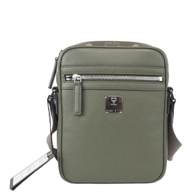 - Klassik Mini Sea Turtle Visetos Mixed Leather Multifunction Crossbody Bag Green