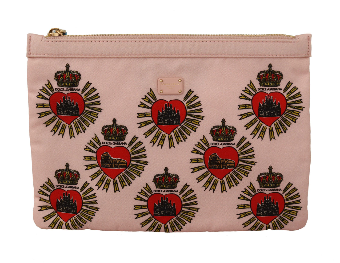 - Elegant Pink Heart Clutch Wallet