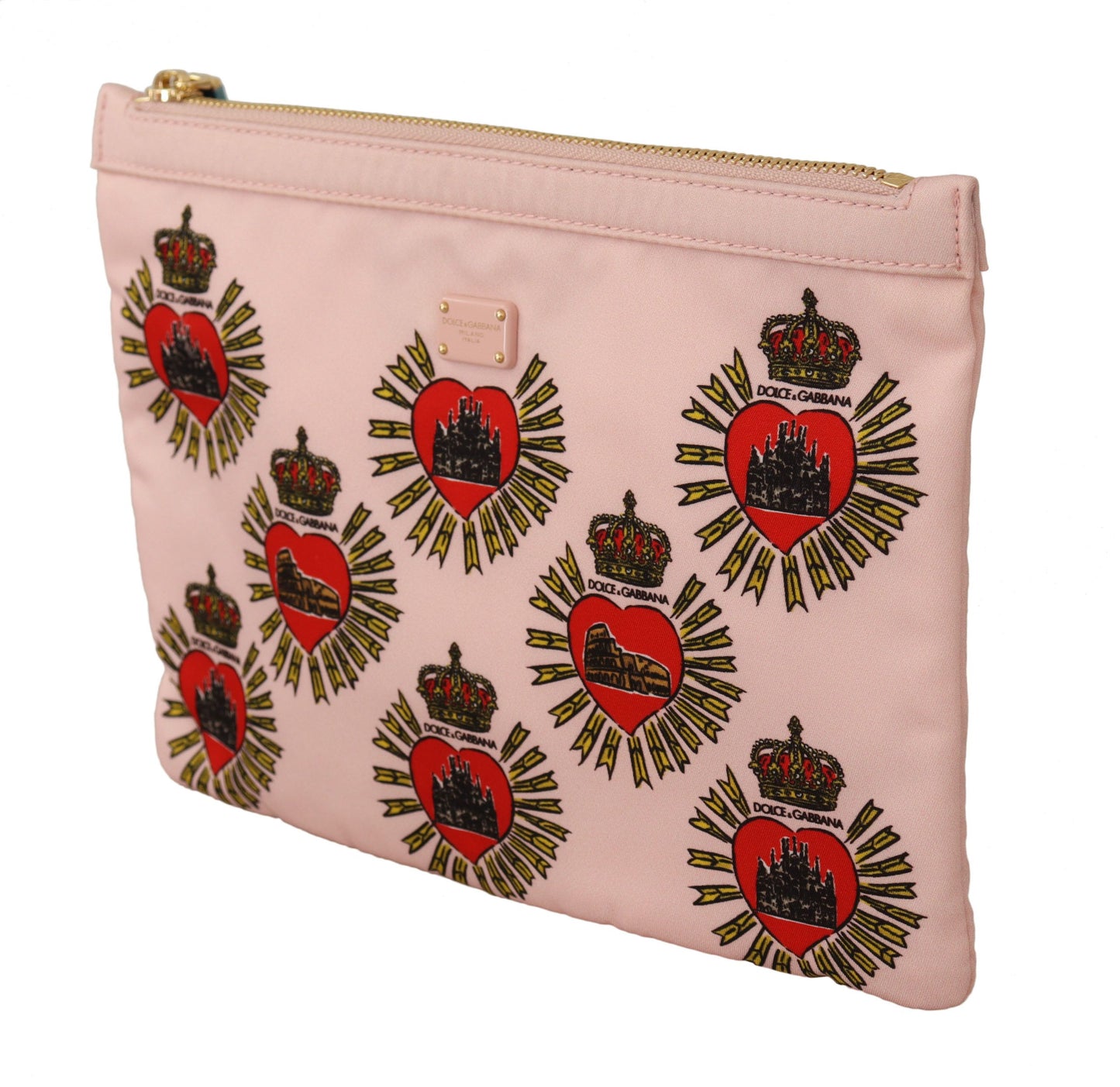 - Elegant Pink Heart Clutch Wallet