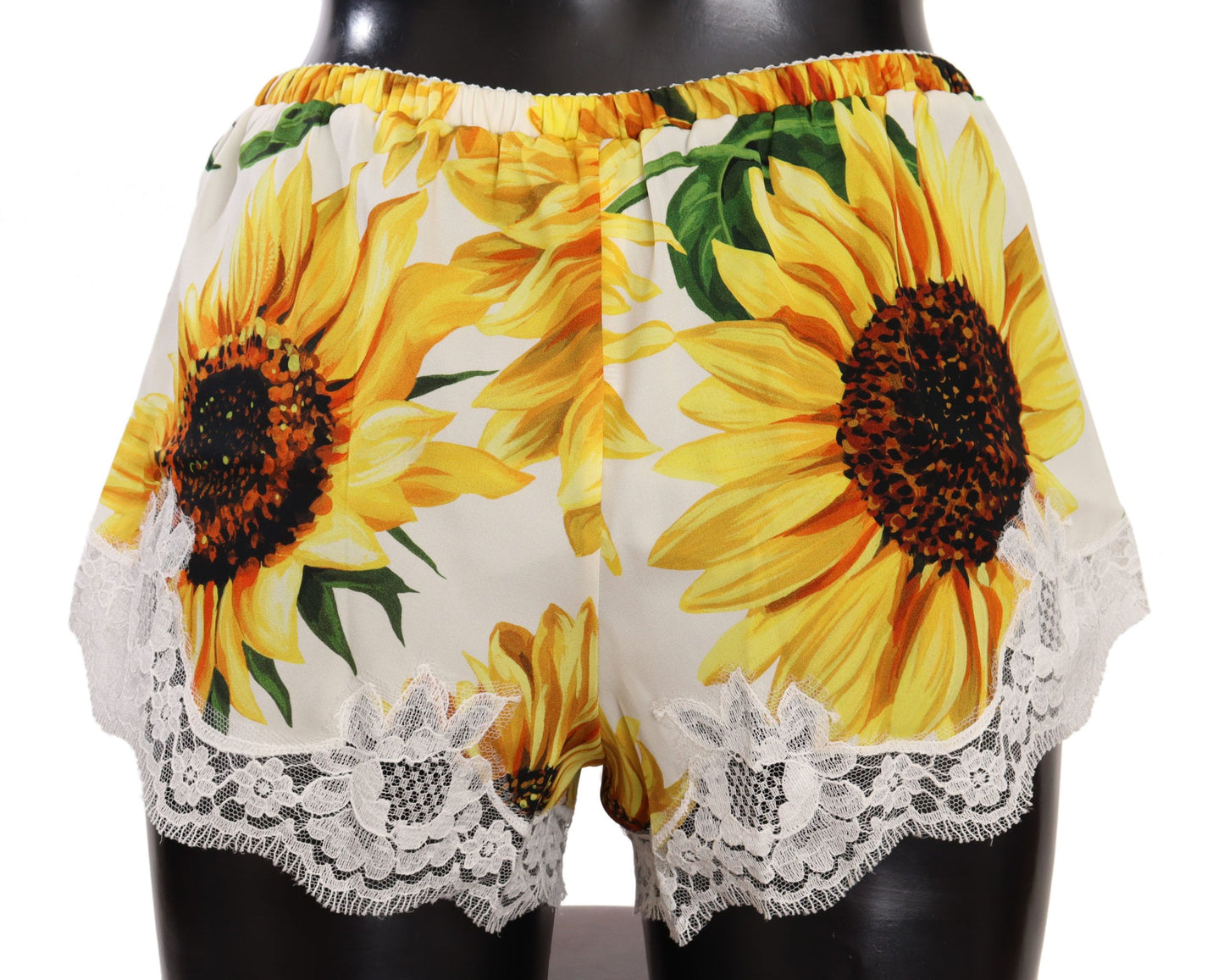 - Sunflower Lace Lingerie Shorts - Silk Blend