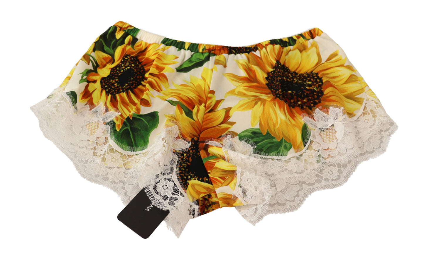 - Sunflower Lace Lingerie Shorts - Silk Blend
