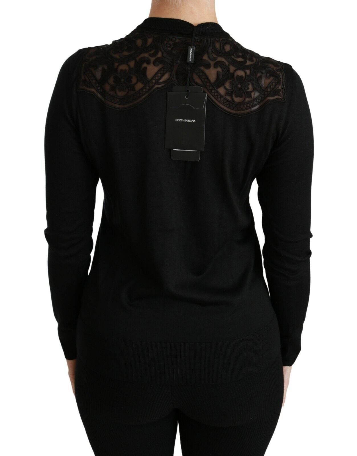 Alluring Silk Blend Lace Cardigan by Dolce & Gabbana