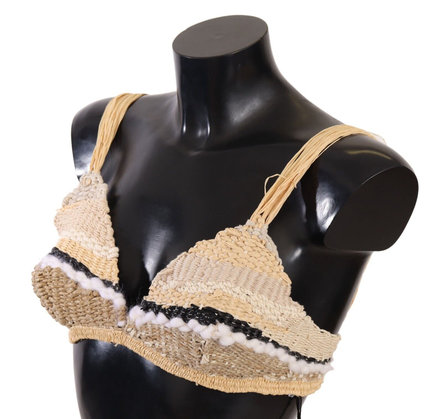 - Chic Beige Crochet Cropped Top