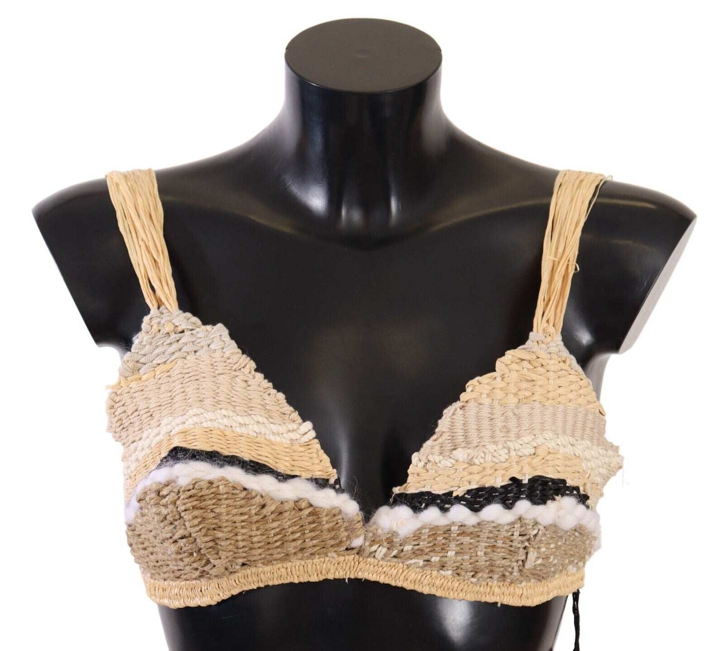 - Chic Beige Crochet Cropped Top