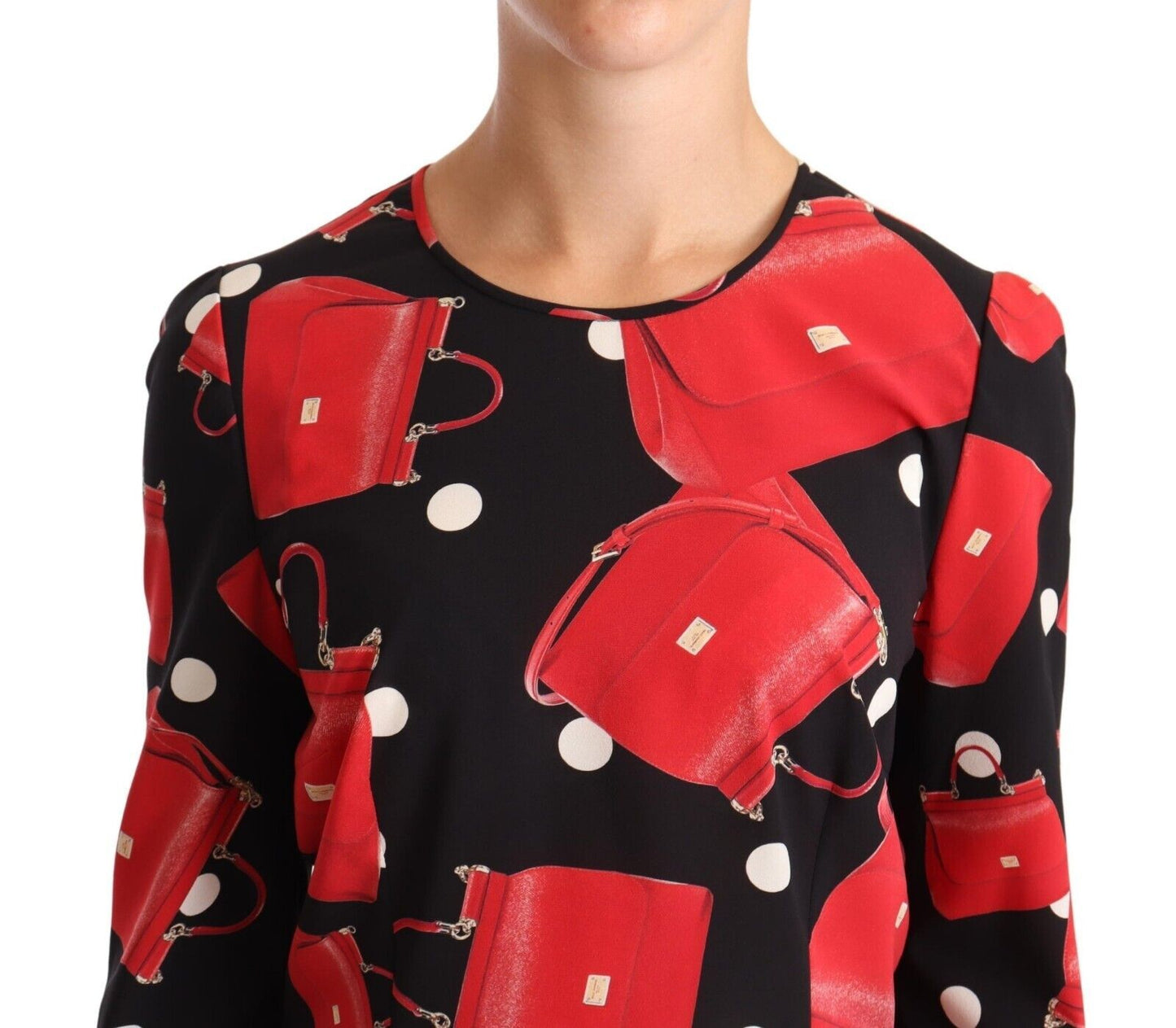 - Elegant Sicily Bag Print Blouse