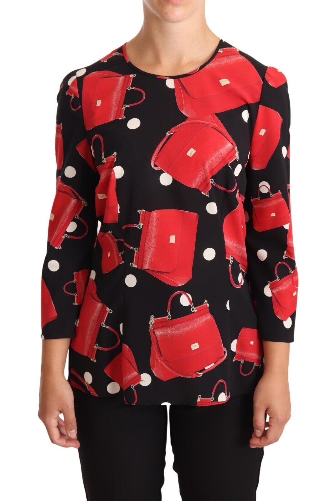 - Elegant Sicily Bag Print Blouse