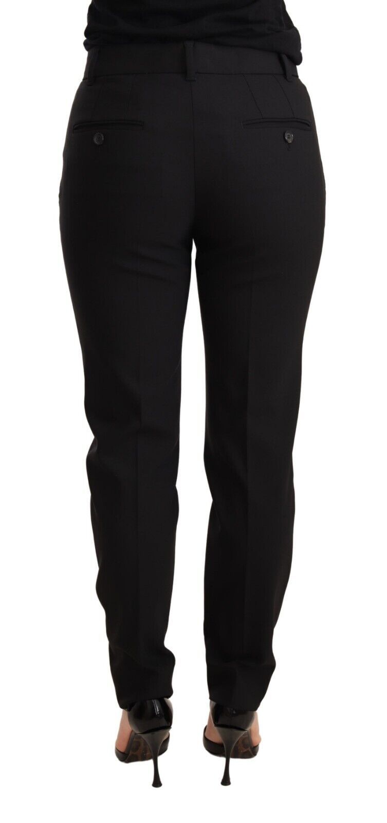 - Elegant Tapered Virgin Wool Trousers