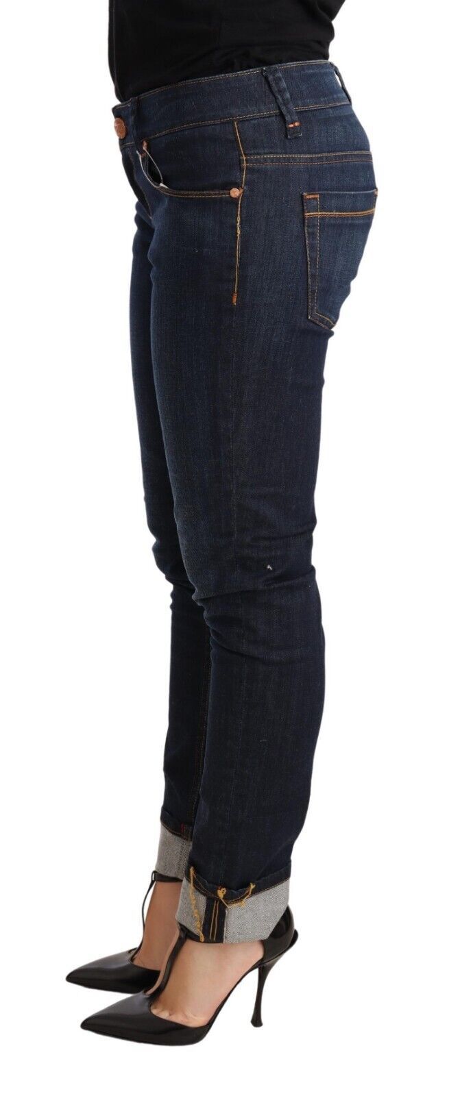 - Chic Low Waist Skinny Denim