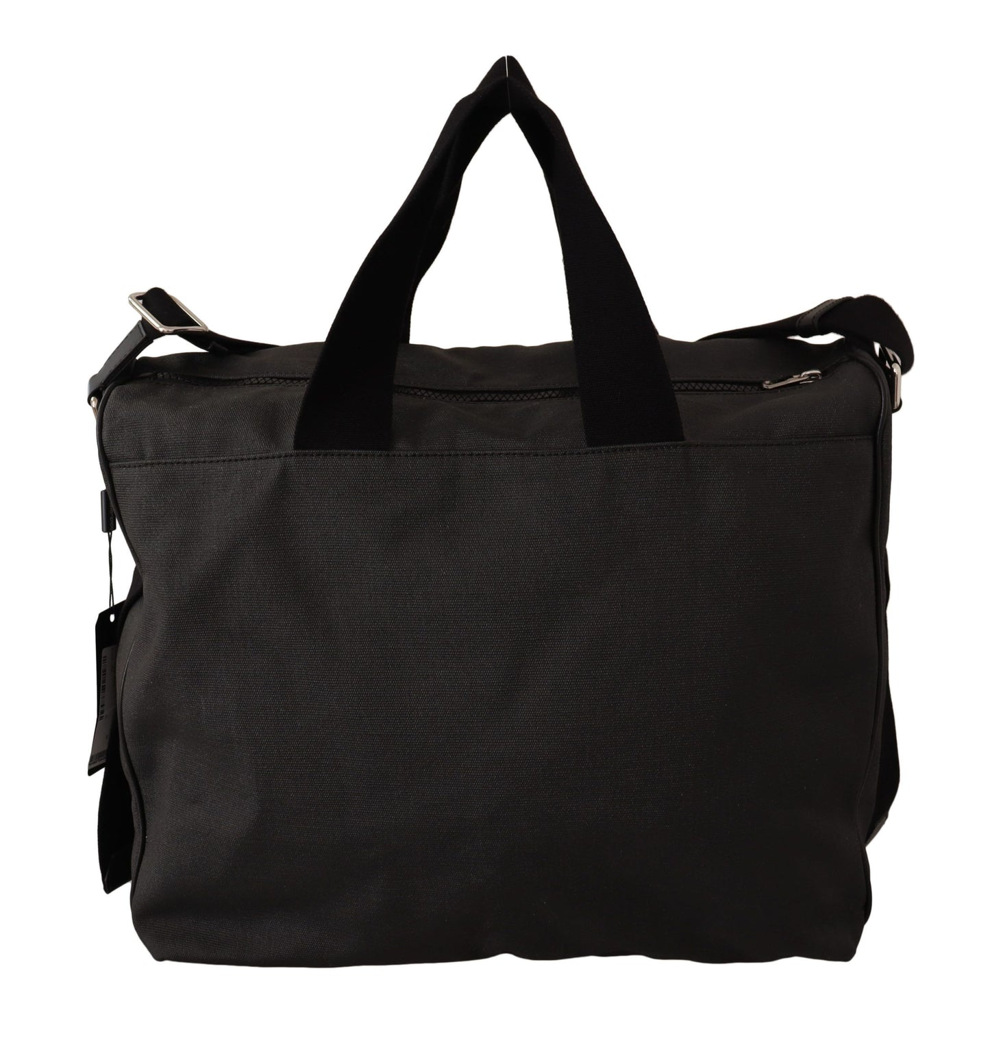 - Elegant Men's Denim & Leather Messenger Bag