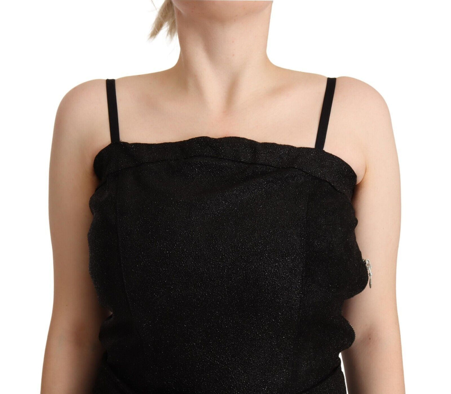 La Maison du Couturier Sleeveless Jumpsuit in Black