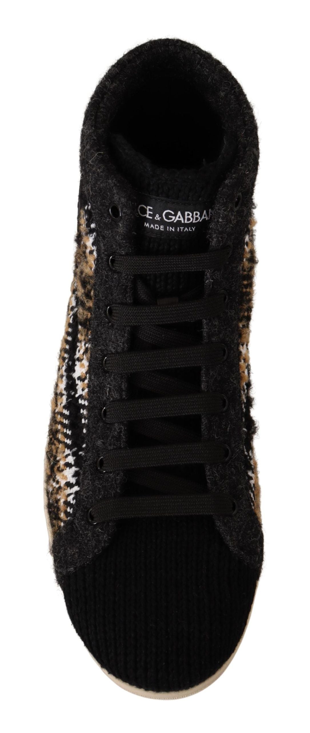 - Beige High Top Fashion Sneakers