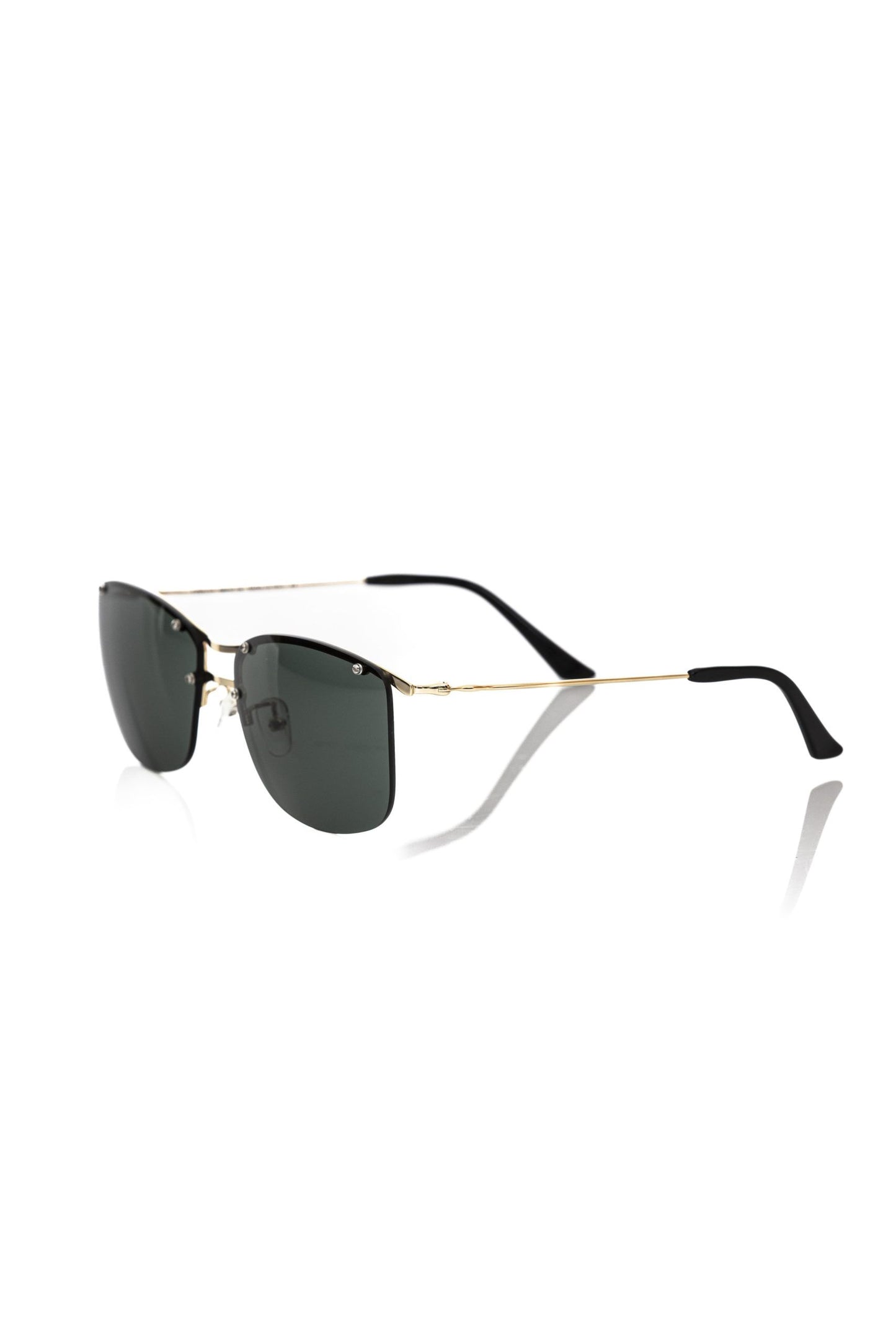 - Black Metallic Fiber Men Sunglass