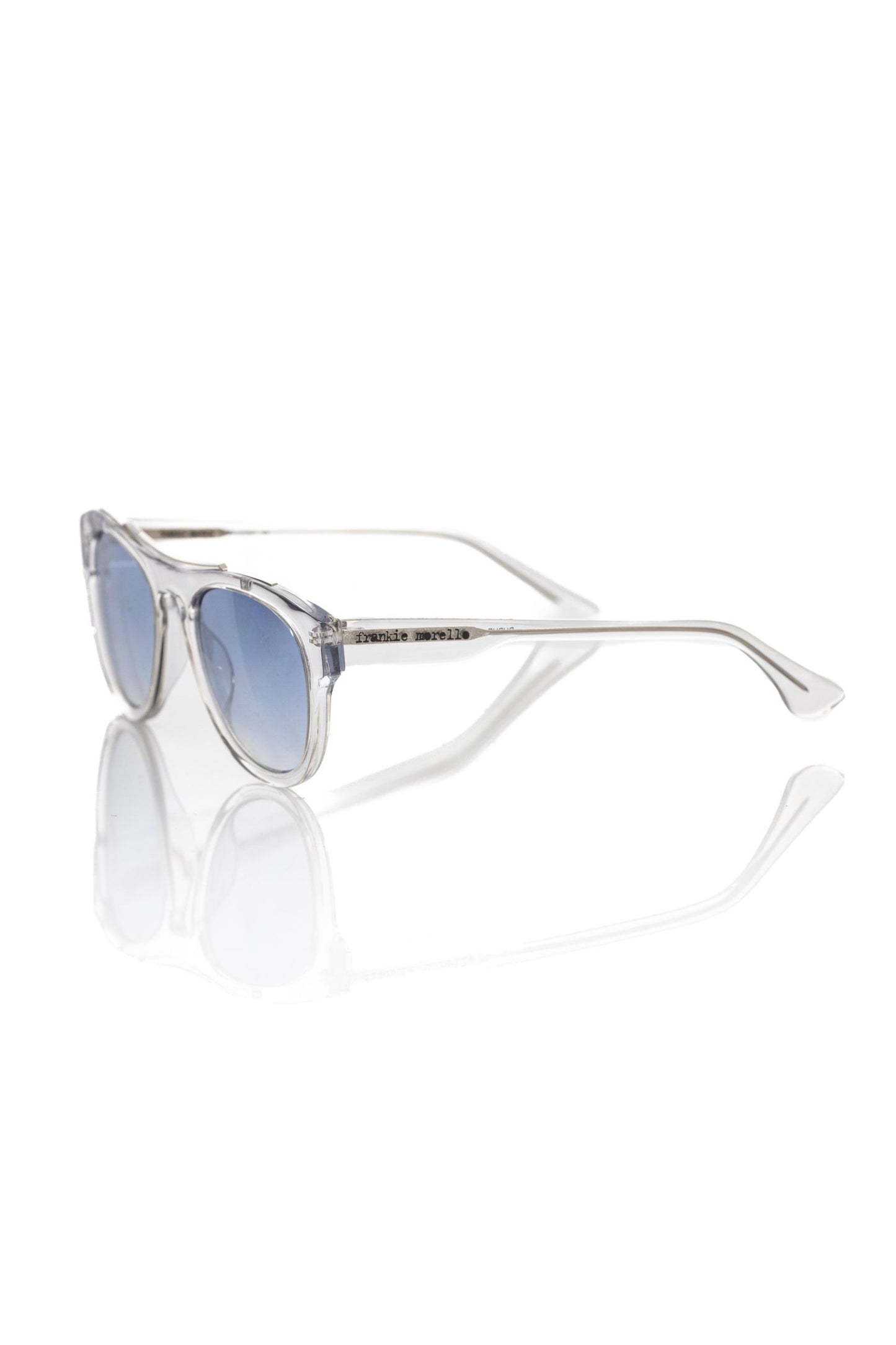 - White Acetate Men Sunglass