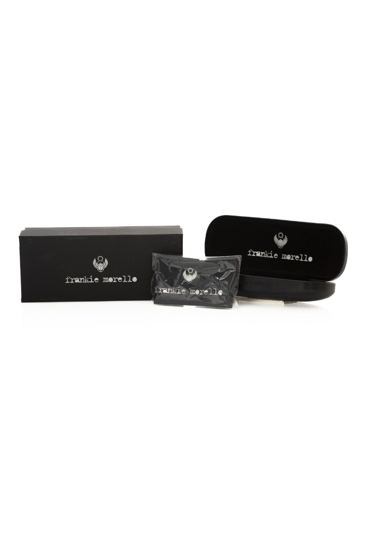 Frankie Morello Multicolor Metallic Shield Sunglasses