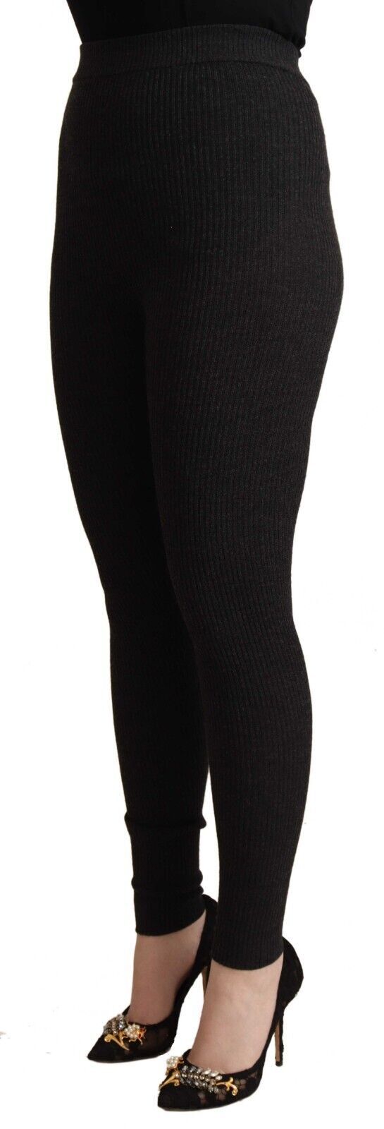 - Elegant High-Waist Wool Tights Pants