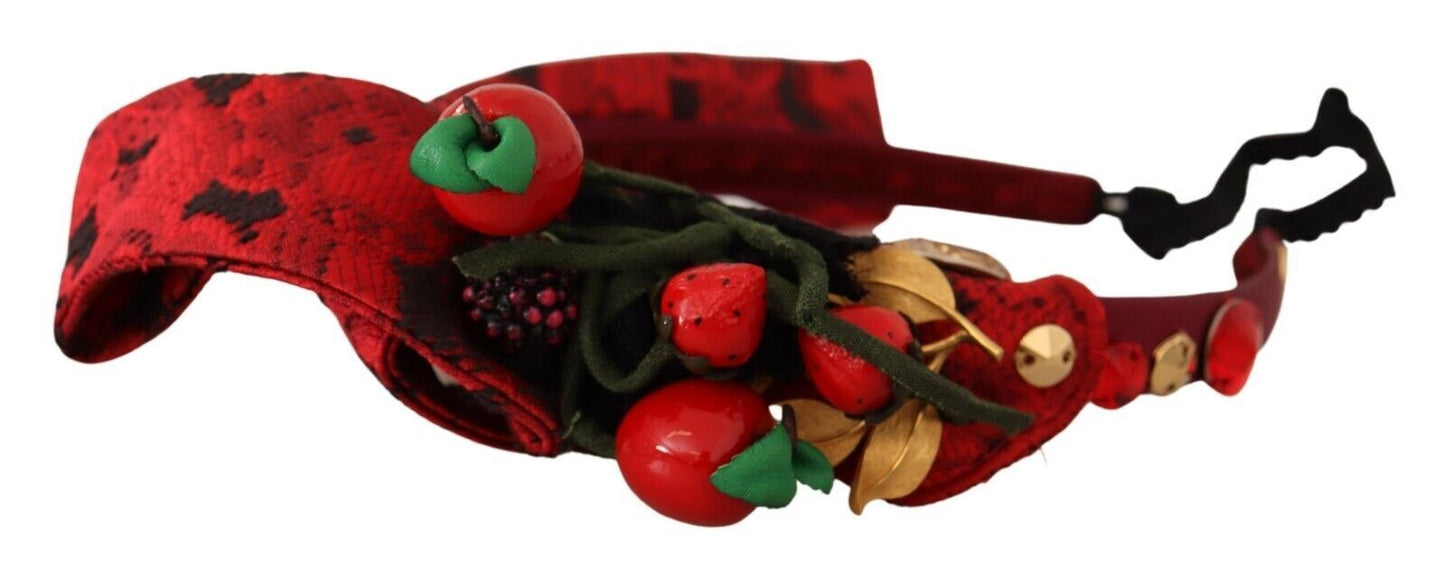 - Exquisite Berry Crystal Embellished Diadem