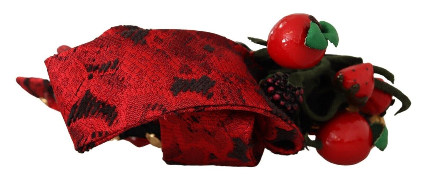 - Exquisite Berry Crystal Embellished Diadem