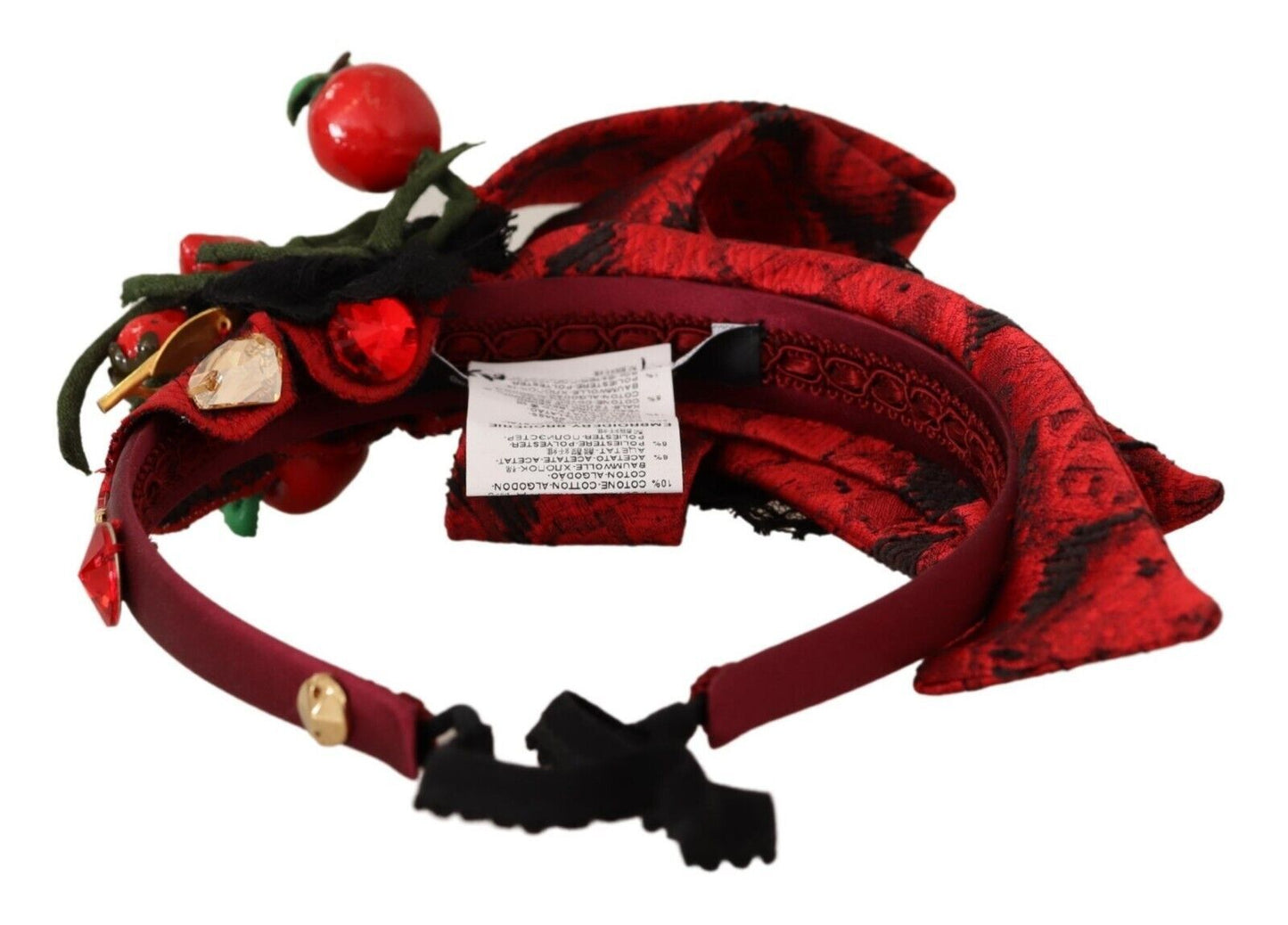 - Exquisite Berry Crystal Embellished Diadem