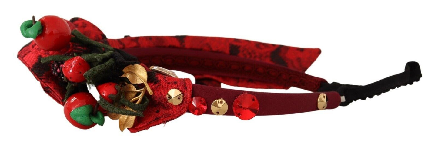 - Exquisite Berry Crystal Embellished Diadem