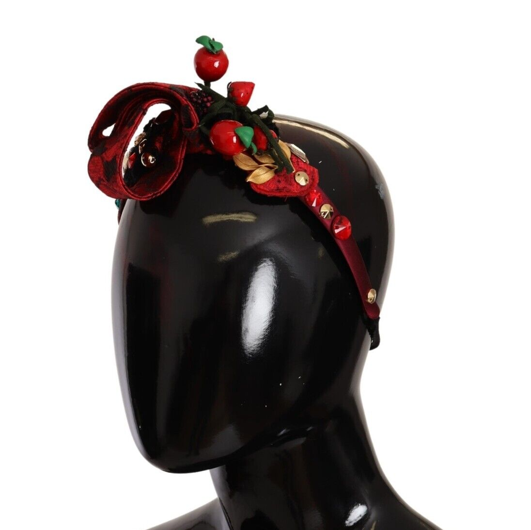 - Exquisite Berry Crystal Embellished Diadem