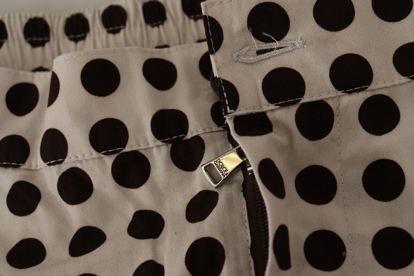 - Elegant Polka Dot Cotton Shorts
