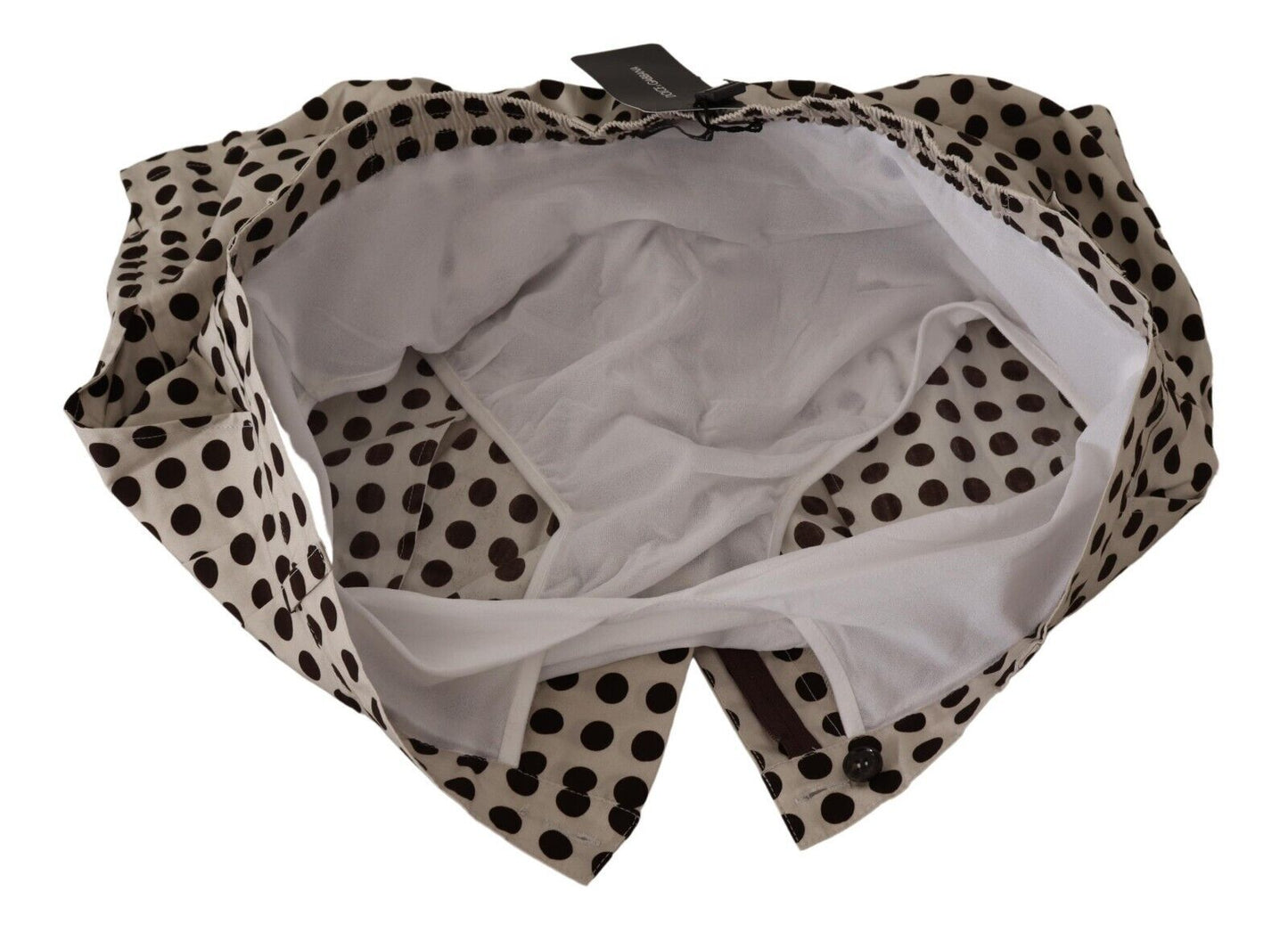 - Elegant Polka Dot Cotton Shorts