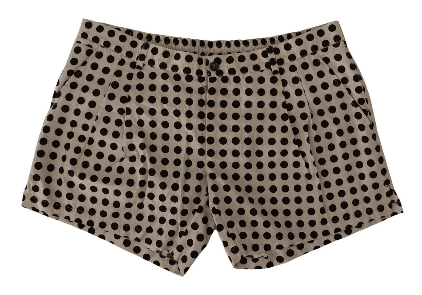 - Elegant Polka Dot Cotton Shorts