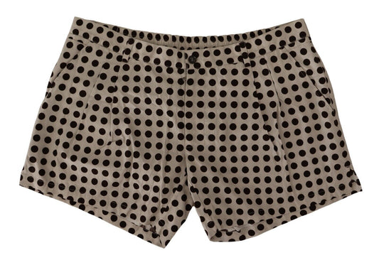 - Elegant Polka Dot Cotton Shorts