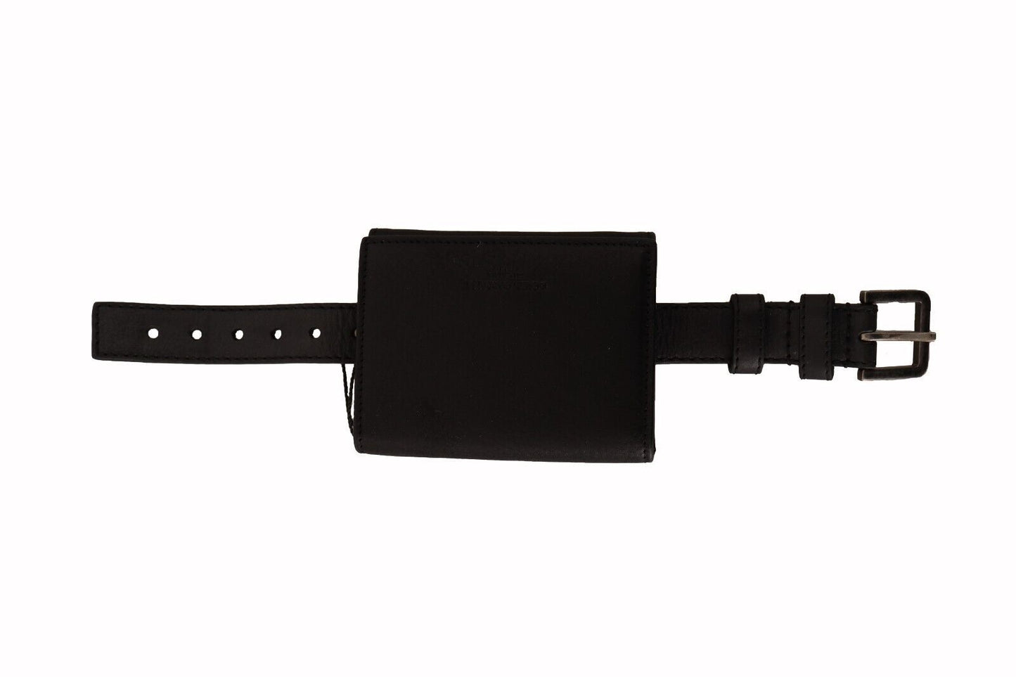- Elegant Black Leather Trifold Multi Kit