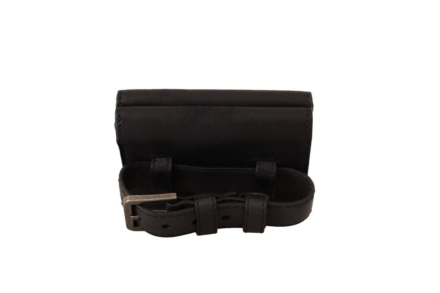 - Elegant Black Leather Trifold Multi Kit