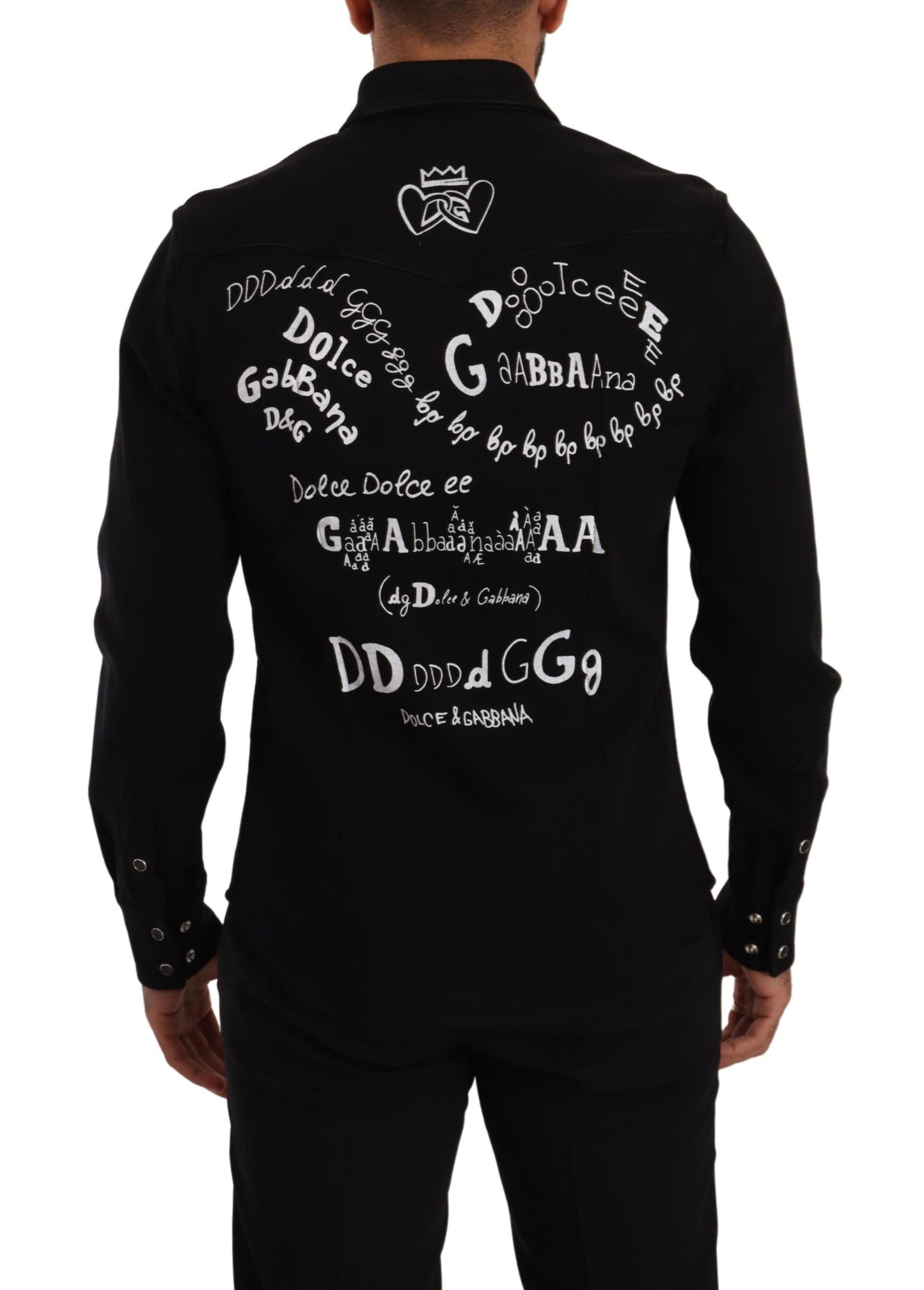 - Slim Fit Casual Black Designer Shirt