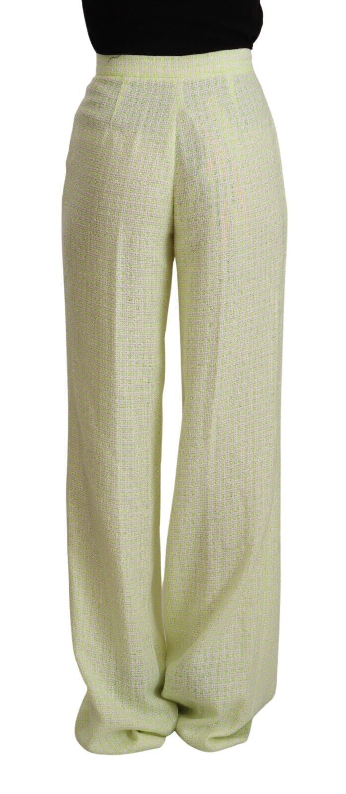 - High-Waist Straight-Leg Chic Trousers