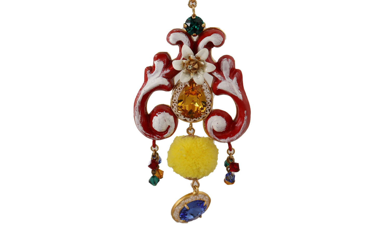 - Multicolor Crystal Statement Necklace