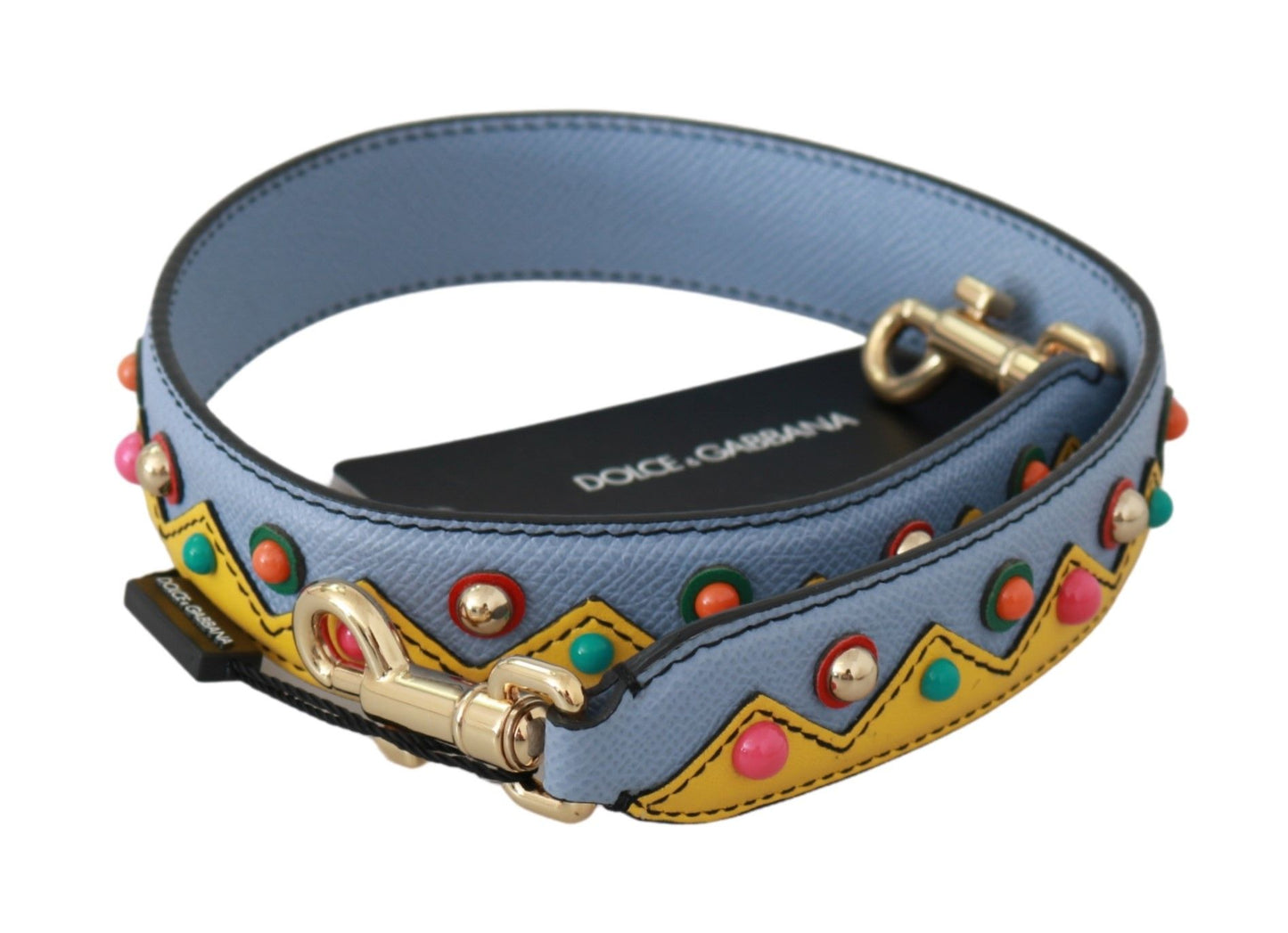- Multicolor Leather Shoulder Strap Accessory