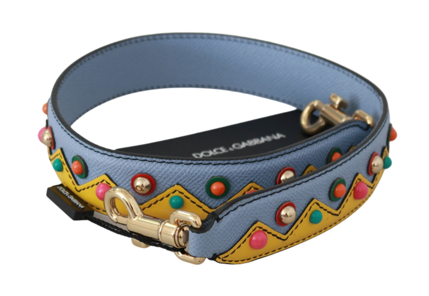 - Multicolor Leather Shoulder Strap Accessory