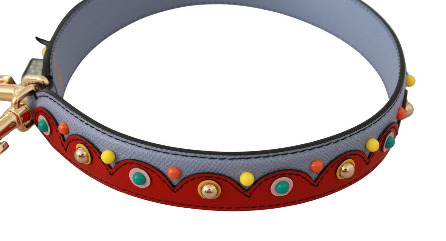 - Elegant Multicolor Leather Shoulder Strap