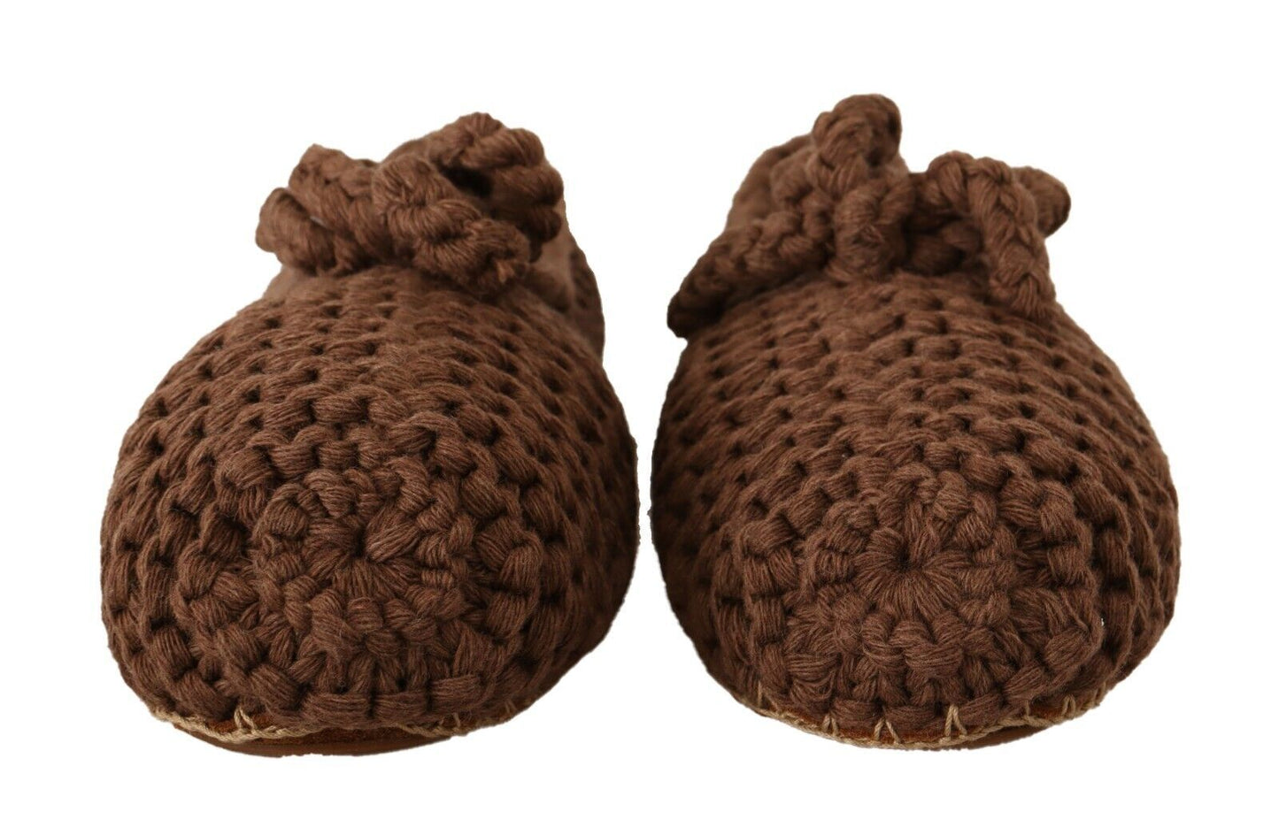 - Elegant Wool Knit Ballerina Flats