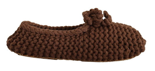 - Elegant Wool Knit Ballerina Flats