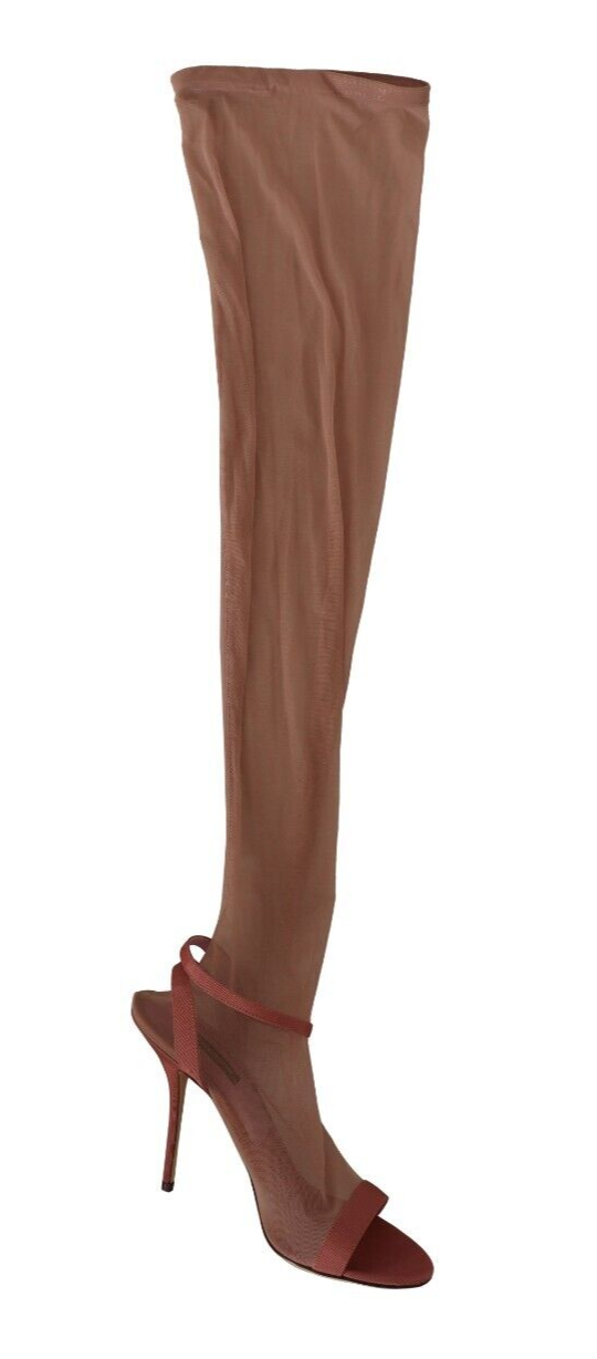 - Elegant Pink Ankle Strap Heels Sandals