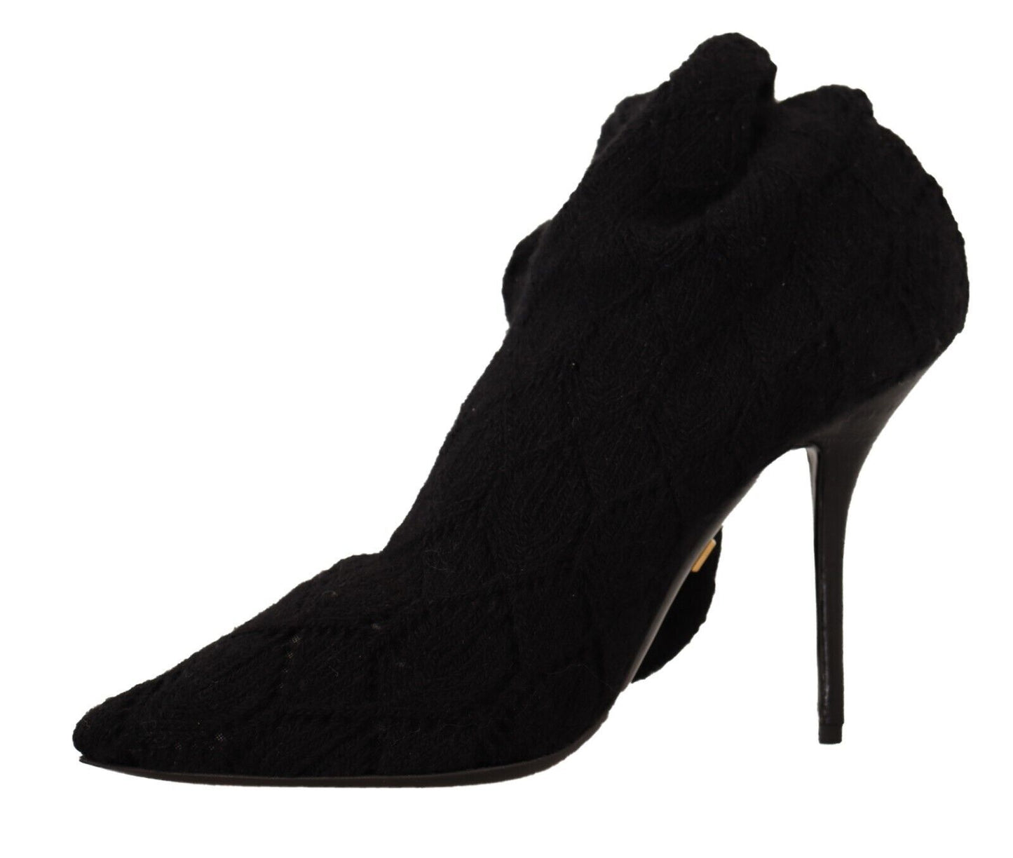 - Elegant Black Stretch Socks Boots