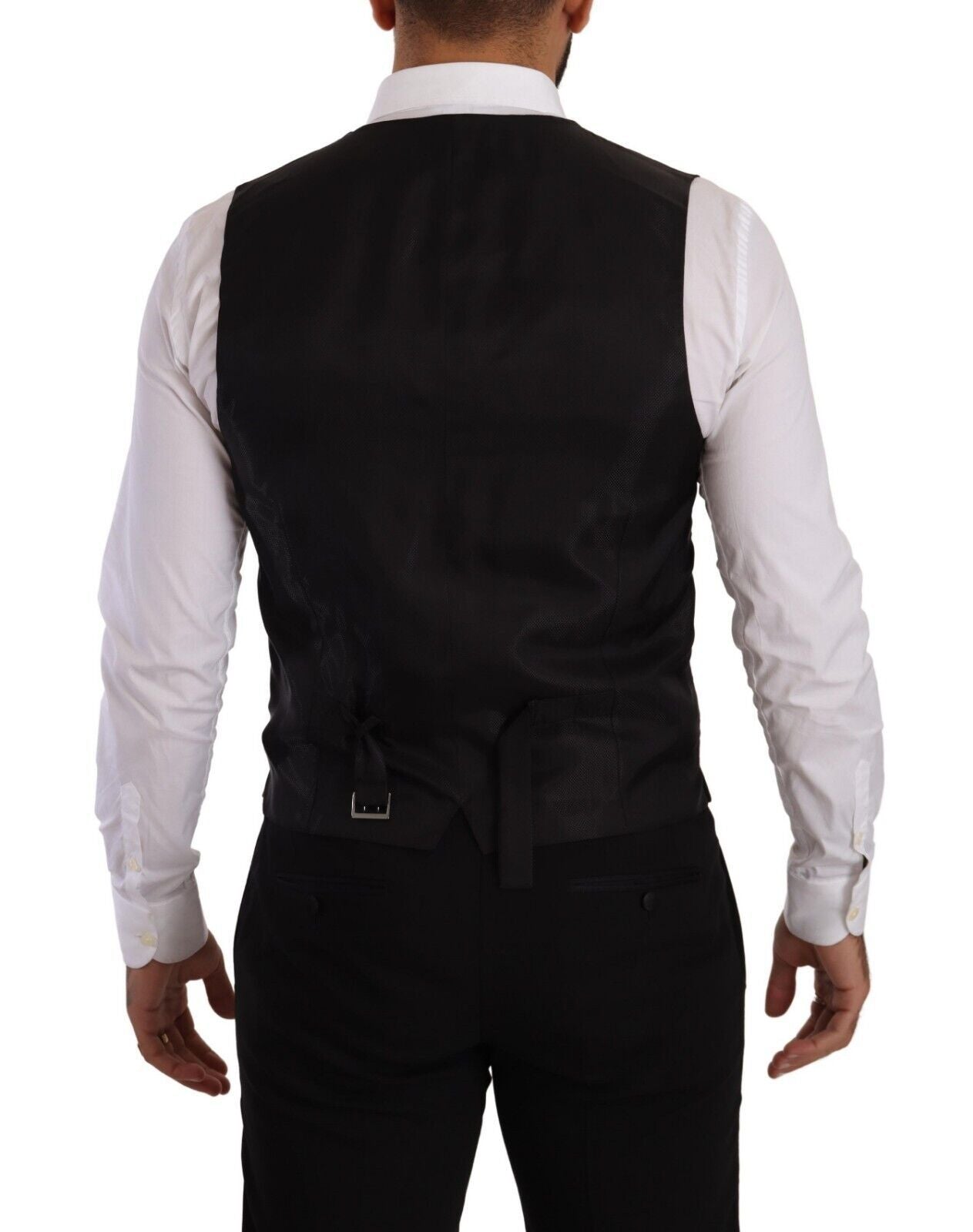 - Sicilia Slim Fit Black Suit Ensemble