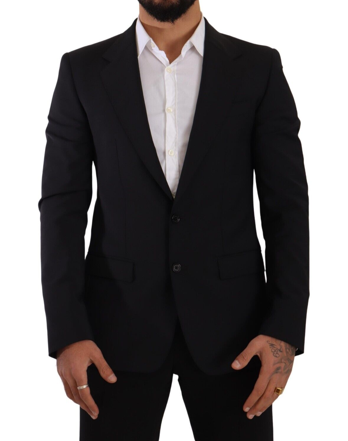 - Elegant Black Martini Slim Fit Blazer and Vest